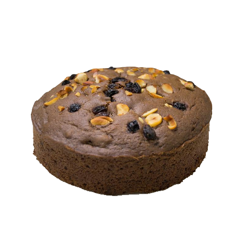 Dry Fruit Chocolate Cake
